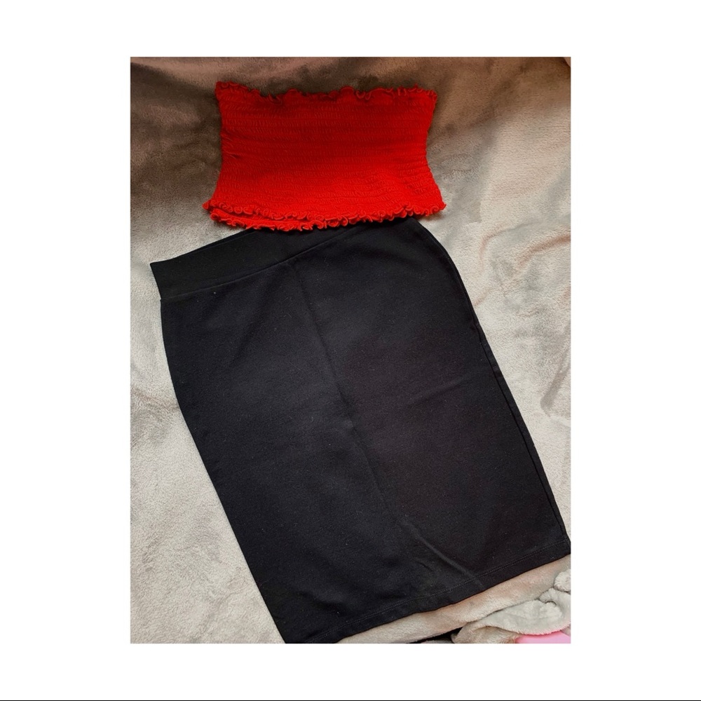 Charlotte Russe Long Black Skirt Size Small